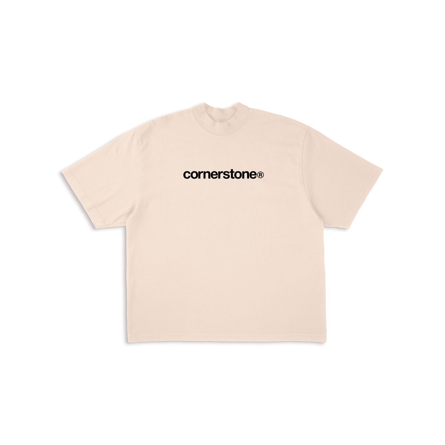BOLD LOGO TEE IN "VANILLA WHITE"