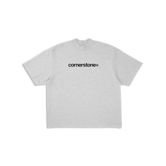 BOLD LOGO TEE IN "SPORTS GRAY"