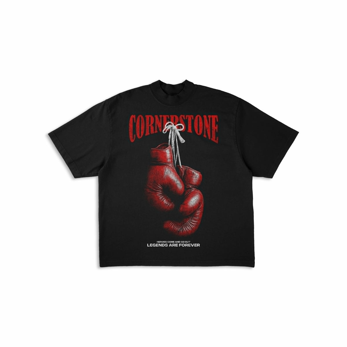 CORNERSTONE BOX FIT BOXING TEE
