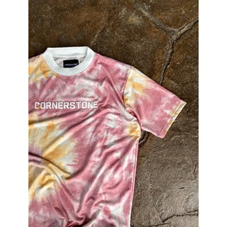 CORNERSTONE CLOTHING OVERSIZED DYE FABRIC “PINK SUNSET”