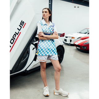 CORNERSTONE RACING CLUB POLOSHIRT IN WHITE
