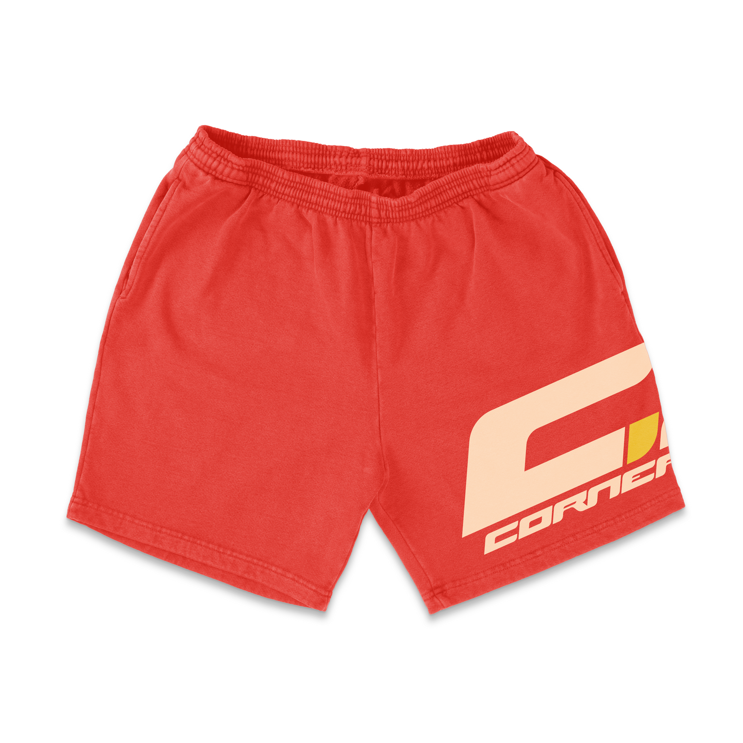 SIDE LOGO SWEATSHORT IN RED